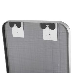 Floor mirror Boely Hm9577,40 with aluminum silver frame 40x35x160hcm