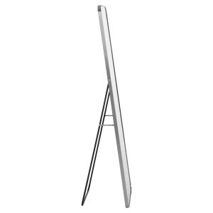 Floor mirror Boely Hm9577,40 with aluminum silver frame 40x35x160hcm