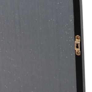 Joely Lorens Hm9578.01 floor mirror with black aluminum frame 40x31x160hcm