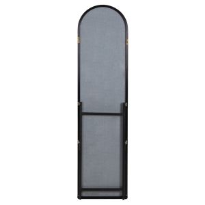 Joely Lorens Hm9578.01 floor mirror with black aluminum frame 40x31x160hcm