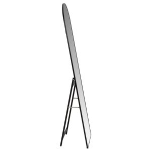 Joely Lorens Hm9578.01 floor mirror with black aluminum frame 40x31x160hcm