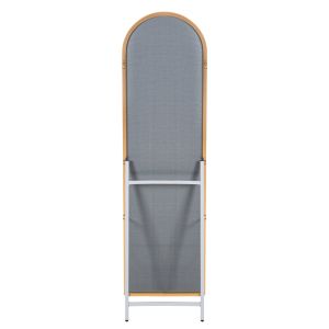 Joely Lorens floor mirror Hm9578.30 with aluminum gold frame 40x31x160hcm