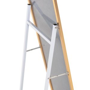Joely Lorens floor mirror Hm9578.30 with aluminum gold frame 40x31x160hcm