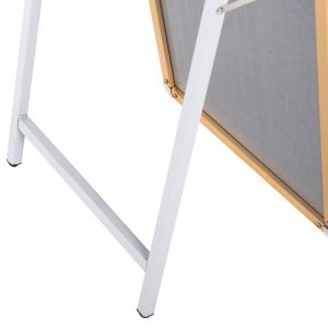Joely Lorens floor mirror Hm9578.30 with aluminum gold frame 40x31x160hcm