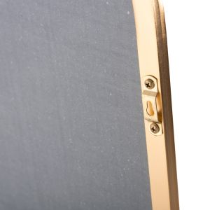 Joely Lorens floor mirror Hm9578.30 with aluminum gold frame 40x31x160hcm