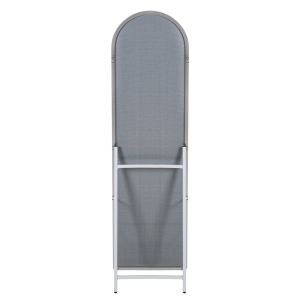 Joely Lorens floor mirror Hm9578,40 with aluminum silver frame 40x31x160hcm