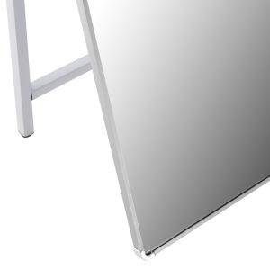 Joely Lorens floor mirror Hm9578,40 with aluminum silver frame 40x31x160hcm