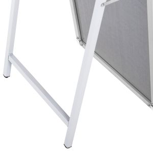 Joely Lorens floor mirror Hm9578,40 with aluminum silver frame 40x31x160hcm