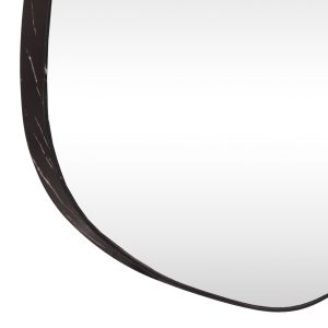 Wall mirror Irregu Hm4487.01 MDF frame in black marble color 60x80hcm.