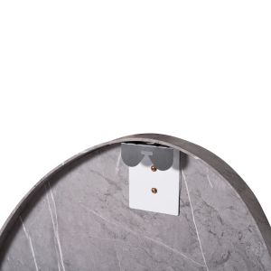 Wall mirror Irregu Hm4487.02 MDF frame in gray marble color 60x80hcm.