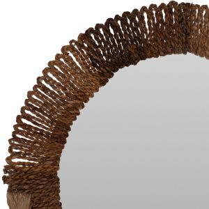 Round mirror natural color Hm7804