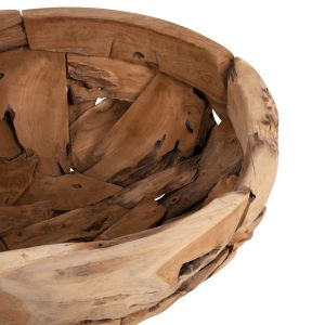 Основа за холна маса от тиково дърво в натурален цвят Naturally D100x43,5hcм Hm4279 плотът не е включен!