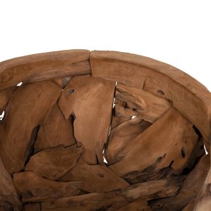 Основа за холна маса от тиково дърво в натурален цвят Naturally D100x43,5hcм Hm4279 плотът не е включен!