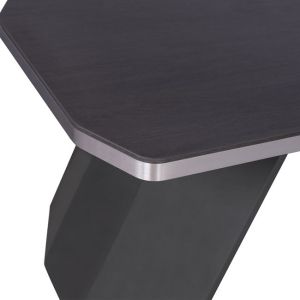 Office desk right corner Rosewood Hm2083r 220x180x76cm
