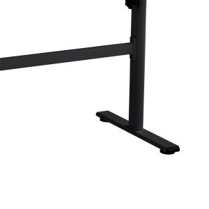Office desk with adjustable height with Karla Sonoma-black 120x60x72/115cm