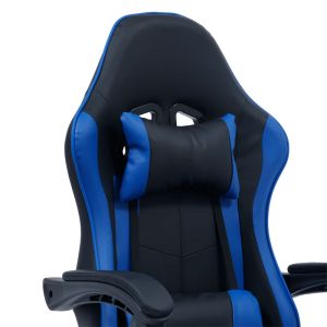 William office gaming chair made of Pu in black and blue