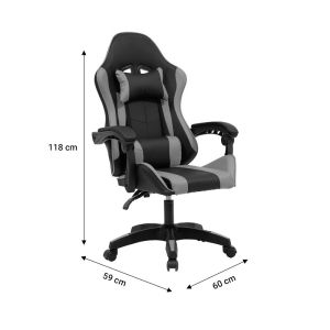 William office gaming chair made of Pu in black and red