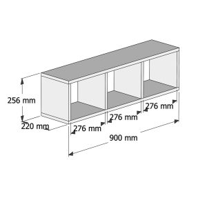 Office set 2 pieces white melamine Hm11775,11