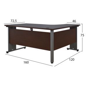 Офис комплект 3 части в цвят венге Hm10203,02l