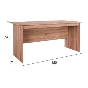 Office melamine 150x71x74.5 sonoma color Hm2284.02
