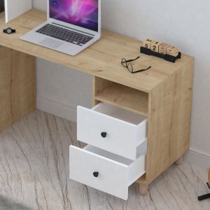 Офис модул Kontor Sonoma-white 160x50x162см