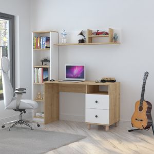 Офис модул Kontor Sonoma-white 160x50x162см