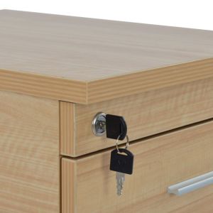 Office professional drawer in oak color 40x52x60cm Hm2049,11