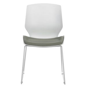 Office chair 'genuine' Pp white-gray