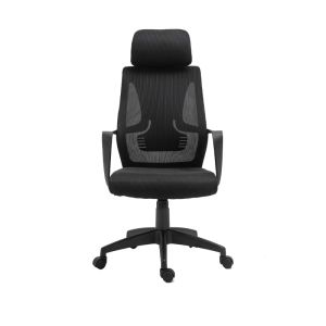 Офис стол 206 черен цвят 60x65x130см