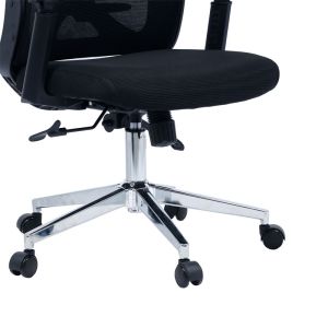 Andrew office chair with mesh in black