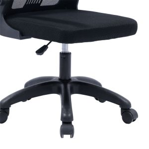 Annalise office chair with mesh, black