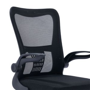Annalise office chair with mesh, black