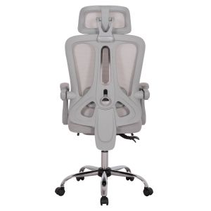 Офис стол Barnet Hm18258.02 сива мрежа - сива рамка, найлон 61x62x123всм.