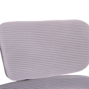 Office chair Baston Hm18236.02 gray mesh fabric and black Pp frame 64x60x127cm.