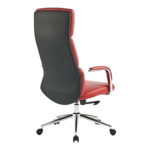 Офис стол Bendona червен, Pu 71x78x119-127 см