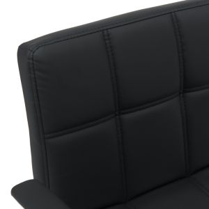 Office chair Buleco Pu black 56x46x74-86cm