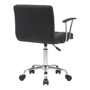 Office chair Buleco Pu black 56x46x74-86cm
