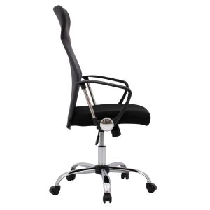 Office chair Cable, black-gray mesh, chrome legs, 61x58x118 cm Hm1000.10