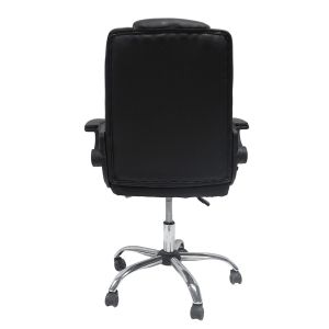 Office chair Canan black Pvc-black chrome base 69x48x98hcm HM1201