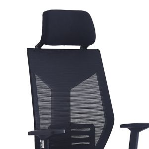 Commend office chair with black mesh fabric
