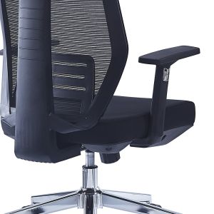 Commend office chair with black mesh fabric