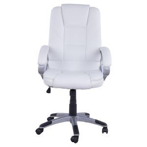Director's office chair, white, 64x71x118cm Hm1091,02