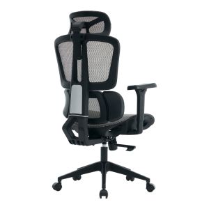 OFFICE CHAIR ERGOFLOW BLACK-GRAY 73X64X112-135CM