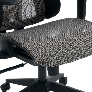 OFFICE CHAIR ERGOFLOW BLACK-GRAY 73X64X112-135CM