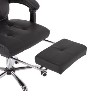 Executive office chair, black with removable footrest Hm1057,11 58x71x128cm
