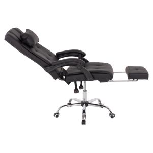 Executive office chair, black with removable footrest Hm1057,11 58x71x128cm