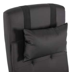 Executive office chair, black with removable footrest Hm1057,11 58x71x128cm
