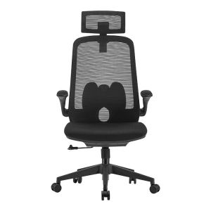 Office chair Fl286 black backrest - black seat 62x63x123cm