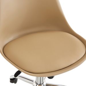 Office chair Gaston Ii Pp-pu cappuccino 48x57x77-90cm