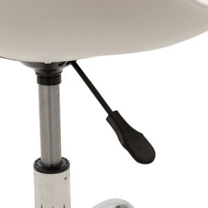 Office chair Gaston Ii eco-leather in white